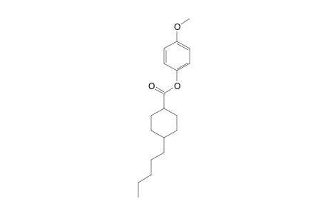 4-Methoxyphenyl 4-pentylcyclohexanecarboxylate