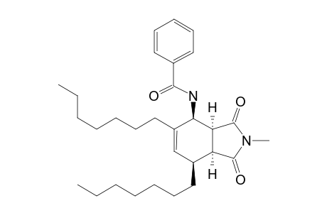 N-((3aS,4S,7S,7aS)-5,7-diheptyl-2-methyl-1,3-dioxo-2,3,3a,4,7,7a-hexahydro-1H-isoindol-4-yl)benzamide