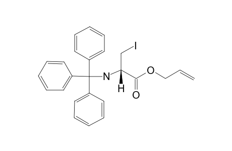 N-TRIPHENYLMETHYL-BETA-IODO-(S)-ALANINE-ALLYLESTER