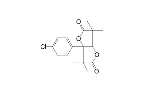 3a-(4-Chloro-phenyl)-3,3,6,6-tetramethyl-tetrahydro-furo[3,2-b]furan-2,5-dione