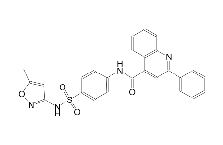 N-(4-{[(5-methyl-3-isoxazolyl)amino]sulfonyl}phenyl)-2-phenyl-4-quinolinecarboxamide