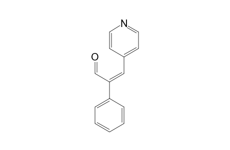 Benzeneacetaldehyde, alpha-(4-pyridinylmethylene)-