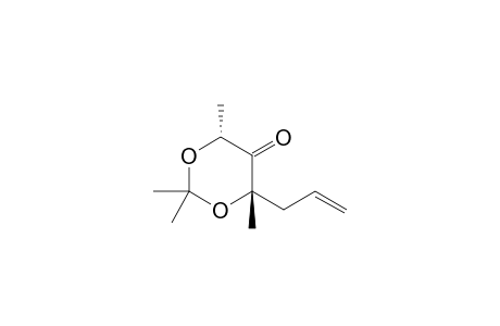 (4S,6R)-4-Allyl-2,2,4,6-tetramethyl-1,3-dioxan-5-one