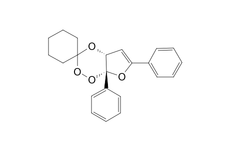 (4aR*,7aR*)-3,3-Cyclohexyl-3,4a,7,7a-tetrahydro-6,7a-diphenyl-7-oxacycxclopenta[1,2-e][1,2,4]trioxoin