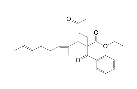 4,8-Decadienoic acid, 2-benzoyl-5,9-dimethyl-2-(3-oxo-1-butyl)-, ethyl ester, (E)-