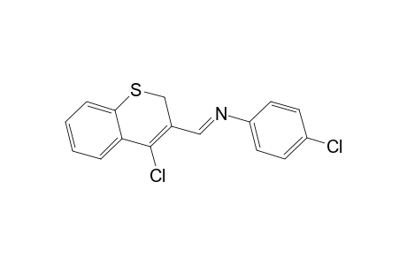 4-Chloro-3-(N-4-chloro-phenyliminomethyl)(2H)thiobenzopyran
