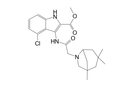 methyl 4-chloro-3-{[(1,3,3-trimethyl-6-azabicyclo[3.2.1]oct-6-yl)acetyl]amino}-1H-indole-2-carboxylate