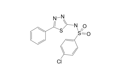 4-Chloro-N(5-phenyl[1,3,4]thiadiazol-2-yl) benzenesulfonamide