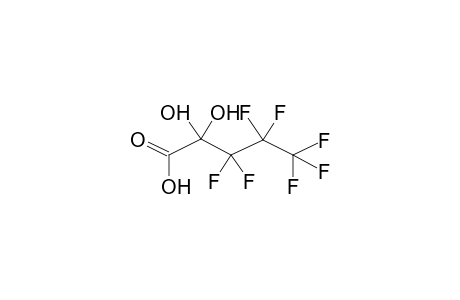 3,3,4,4,5,5,5-HEPTAFLUORO-2,2-DIHYDROXYPENTANOIC ACID