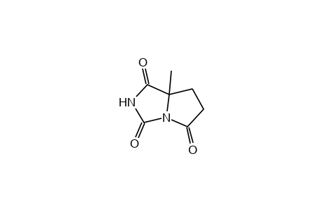 7,7a-dihydro-7a-methyl-1H-pyrrolo[1,2-c]imidazole-1,3,5(2H,6H)-trione