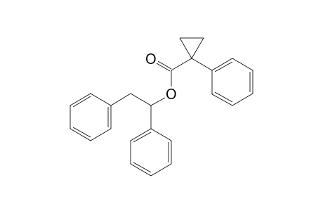 1,2-diphenylethyl 1-phenylcyclopropane-1-carboxylate