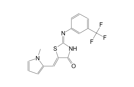 (5Z)-5-[(1-methyl-1H-pyrrol-2-yl)methylene]-2-[3-(trifluoromethyl)anilino]-1,3-thiazol-4(5H)-one