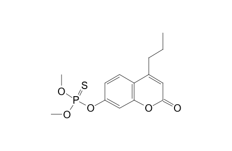 7-hydroxy-4-propylcoumarin, O-ester with O,O-dimethyl phosphorothioate