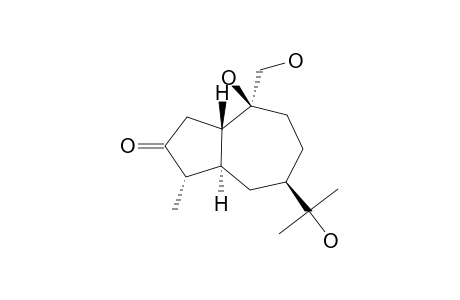 (1S,4S,5S,7R,10S)-10,11,14-TRIHYDROXY-GUAI-3-ONE