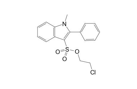 2-Chloroethyl 1-methyl-2-phenyl-1H-indole-3-sulfonate