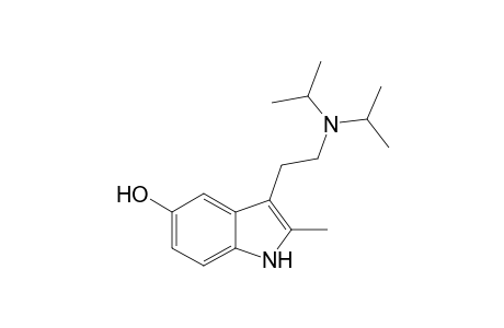 5-MeO-2-Me-DIPT-M (O-demethyl-) MS2