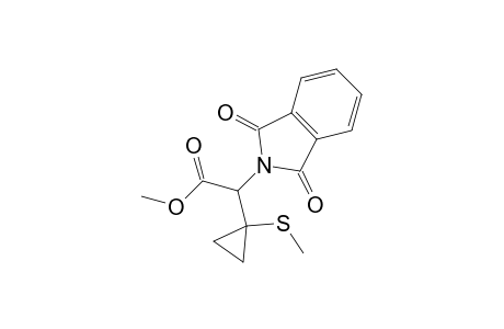 Methyl 2-[1-(methylthio)cyclopropyl]-N-phthaloylglycinate