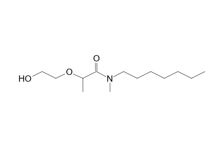 N-Heptyl-2-(2-hydroxyethoxy)-N-methylpropionamide
