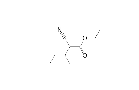 2-Cyano-3-methylhexanoic acid, ethyl ester