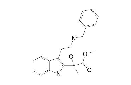 2-Hydroxy-2-[3-[2-[(phenylmethyl)amino]ethyl]-1H-indol-2-yl]propanoic acid methyl ester