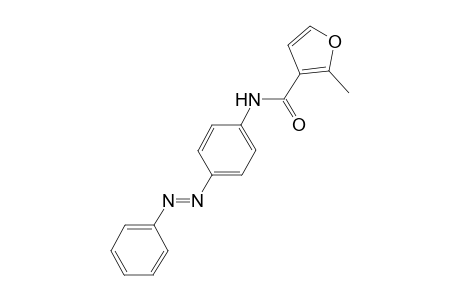 2-methyl-N-{4-[(E)-phenyldiazenyl]phenyl}-3-furamide