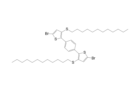 1,4-Bis(5-bromo-3-dodecylthio-2-thienyl)benzene