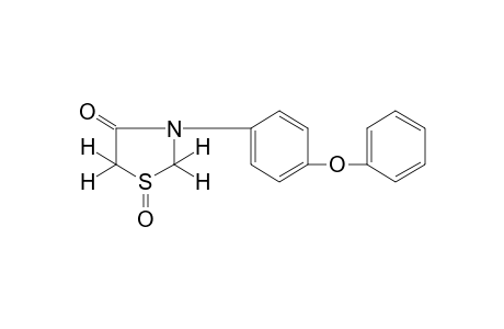 3-(p-PHENOXYPHENYL)-4-THIAZOLIDINONE, 1-OXIDE