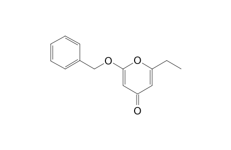 2-(benzyloxy)-6-ethyl-4H-pyran-4-one