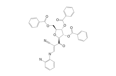(E)-1-(2,3,5-TRI-O-BENZOYL-BETA-D-RIBOFURANOSYL)-3-(2-AMINO)-ANILINO-1-OXO-2-PROPENE-2-CARBONITRILE