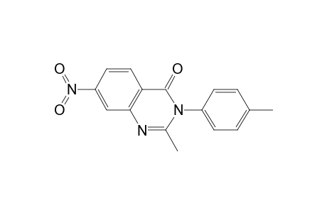 2-methyl-3-(4-methylphenyl)-7-nitro-4(3H)-quinazolinone