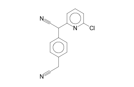 2-(6-Chloranylpyridin-2-yl)-2-[4-(cyanomethyl)phenyl]ethanenitrile