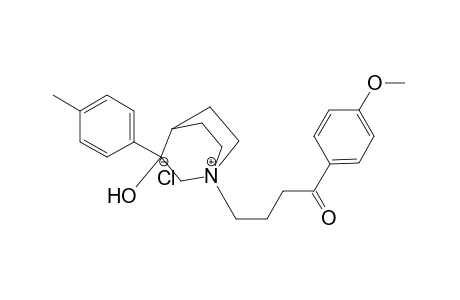 3-(4'-Methylphenyl)-3-hydroxy-N-[4'-(4"-methoxyphenyl)-4'-oxobutyl]quinuclidnium chloride