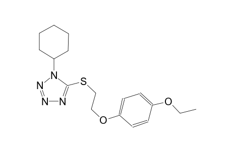 1H-tetrazole, 1-cyclohexyl-5-[[2-(4-ethoxyphenoxy)ethyl]thio]-