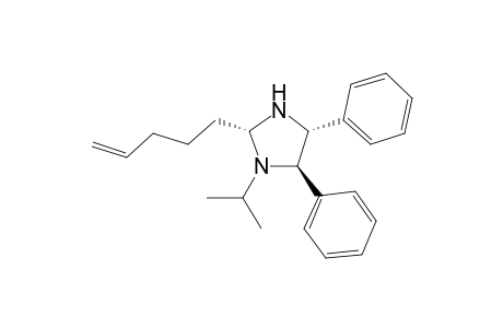 (2R*,4R*,5R*)-4,5-Diphenyl-3-(1-methylethyl)-2-(4-pentenyl)imidazolidine