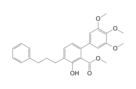 3-Hydroxy-3',4',5'-trimethoxy-4-(3-phenylpropyl)biphenyl-2-carboxylic Acid Methyl ester