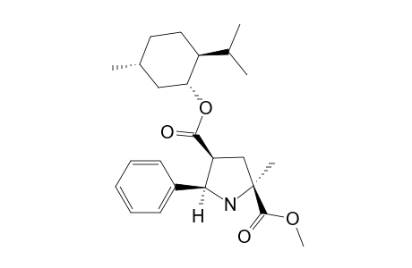 (1'R,2'S,5'R)-Menthyl r-2R-methoxycarbonyl-2-methyl-c-5R-phenylpyrrolidine-c-4S-carboxylate