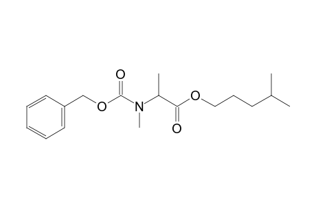 Alanine, N-methyl-N-benzyloxycarbonyl-, isohexyl ester