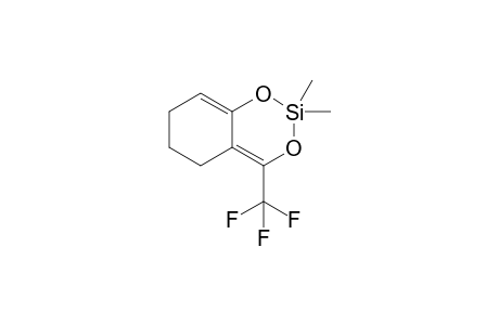 4-TRIFLUOROMETHYL-6,7-DIHYDRO-2,2-DIMETHYL-1,3-DIOXA-2-SILANAPHTHALENE