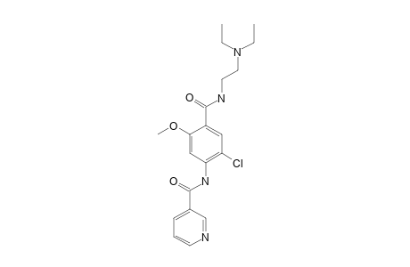 6'-chloro-4'-{[2-(diethylamino)ethyl]carbamoyl}-m-nicotinanisidide