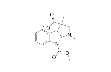 3,8-Bis(methoxycarbonyl)-1,3a-dimethyl-1,,3,3a,8,8a-hexahydropyrrolo[2,3-b]indole