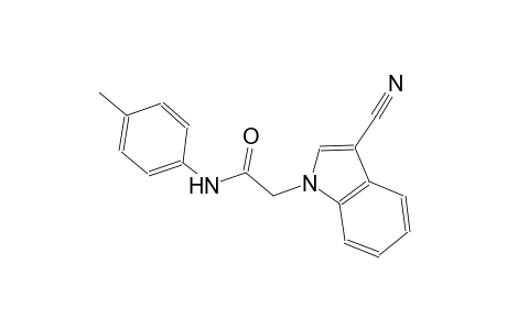 2-(3-cyano-1H-indol-1-yl)-N-(4-methylphenyl)acetamide