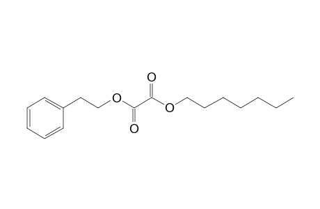 Oxalic acid, heptyl 2-phenylethyl ester