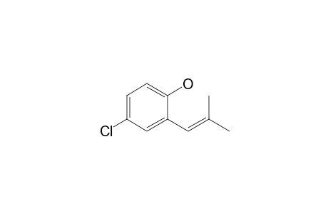 4-Chloro-2-(2-methyl-1-propenyl)phenol