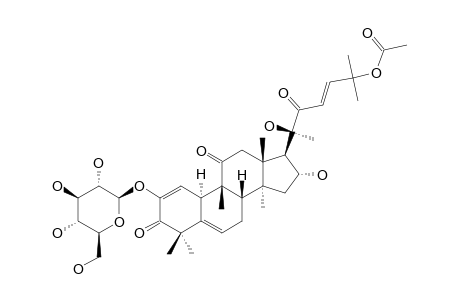 2-O-BETA-D-GLUCOPYRANOSYL-CUCURBITACIN-E;ELAETRIMIDE