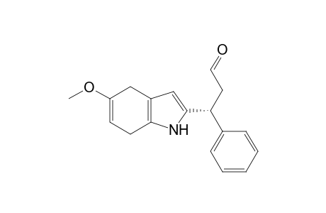 (R)-3-(5-methoxy-4,7-dihydro-1H-indol-2-yl)-3-phenylpropanal