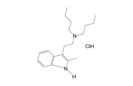 3-[2-(dibutylamino)ethyl]-2-methylindole, monohydrochloride