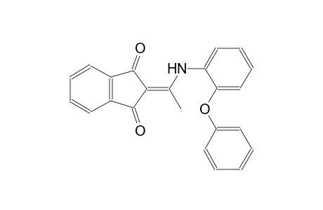 2-[1-(2-phenoxyanilino)ethylidene]-1H-indene-1,3(2H)-dione
