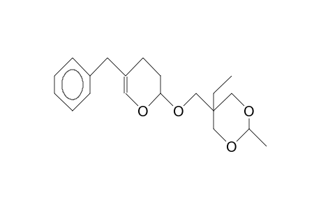 1,3-Dioxane, 5-[[[3,4-dihydro-5-(phenylmethyl)-2H-pyran-2-yl]oxy]methyl]-5-ethyl-2-methyl-