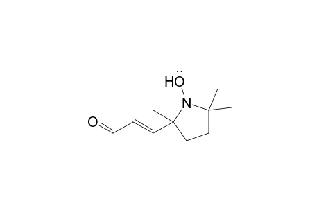 2,5,5-Trimethyl-2-(3-oxoprop-1-enyl)pyrrolidin-1-yloxl radical