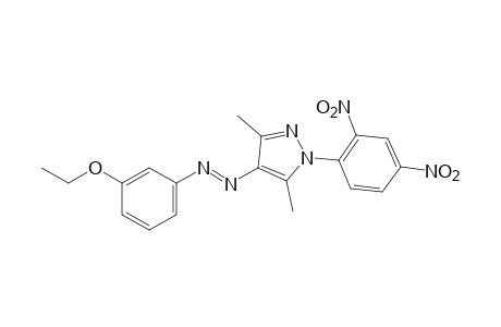 3,5-Dimethyl-1-(2,4-dinitrophenyl)-4-(m-ethoxyphenyl)azo]pyrazole